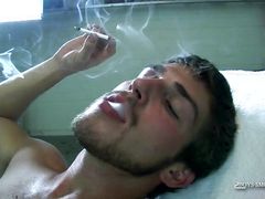 Hot Dude Give His Smoking Buddy A Hard Ass Fuck
