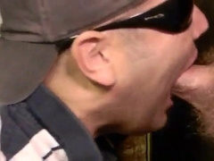 Glory Hole Blowjob: Choking on Married Cock
