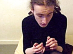 Gay chastity cum, gay buttplug, crossdresser