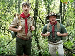 Camping trip turns intimate as fuck for this young scout