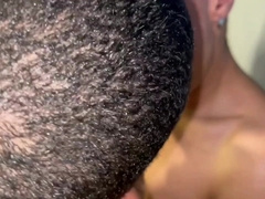 Gulping milk hetero from the source.