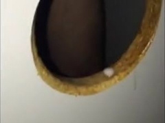 Shooting my load on the cocksucker's tongue at GH 2