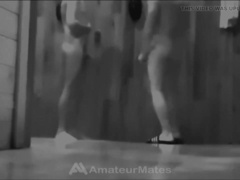 Amateur Men Caught Having Joy in the Gym's Public Douche