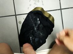 Cumming on step daddy's cummy underwear