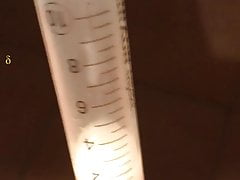 ADelta Cum collection in Syringe with Urethra plug