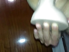 A very quick play with my Brent Corrigan Dildo (Closeup)