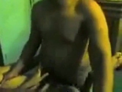 Indonesian Bareback: Smoking Top Fucks Younger Bottom