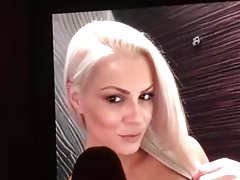 WWE Maryse (piss+cum tribute)