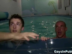 Public Throating Pool Boys