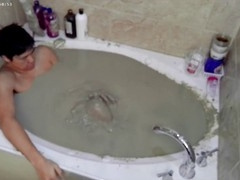 Myself, bathing, mature