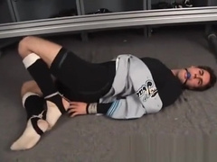 Cutie Tied in Baseball Gear