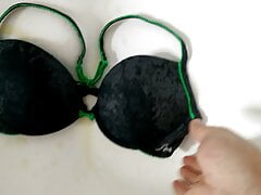 Piss and cum on Bra