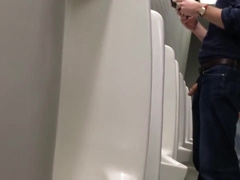 Urinal Spy with face 2