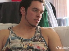 Excited dude Rex jerking off