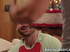 Jake Nicola and Austin Avery sneak out of the party for private fuck