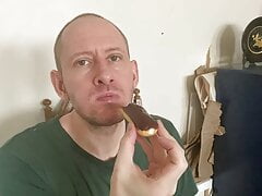 Food, Eating a Homemade Eclair