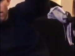 Cute guy jerks his big cock off