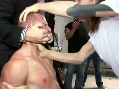 Gangbang, mass ejaculation, hang