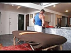 Stud gets fucked after an arousing gay massage