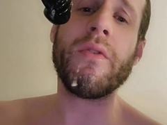 Fem guy teaches Lips with deep-throating into their gullet muff