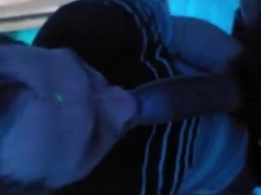 Draped roomie visiting