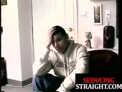 Dangled gay-for-pay jock weenie gargled by DILF in inexperienced couple