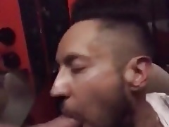 A gloryhole sucker