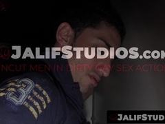 Hetero Gags on Juniors gloryhole meat as Emilio watches and waits