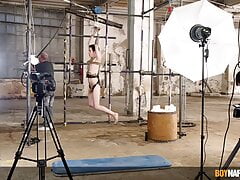 Submissive Alex Faux bound and fucked by DILF Sebastian Kane