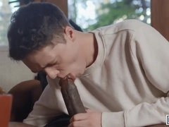 Troye Dean Gets Spit Roasted By Braxton Cruz And Jake Preston, Then Gets A Messy Facial