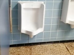 Johnholmesjunior flashing his hard cock in busy public vancouver park bathroom