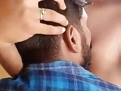 indian gay feeding guy with his boobs