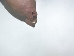 me peeing very close up foreskin closeup vorhaut piss