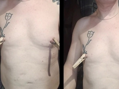 super hot skewer sleeve injections and four Color pen with mastrubation and final orgasm