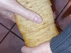 Fucking Bread masturbation