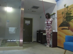 SelfBondage and went out door
