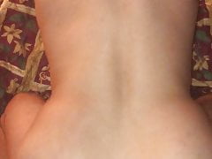 Latin boy taking 9 inches bareback
