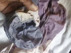 Smelling Granny Panties Before Washing Them