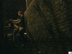 Back alley bang with super thirsty Dylan Hauser