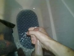 Self masterbation in shower