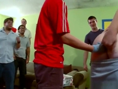 Anal college hazing with teen 18+ pounded in dorm