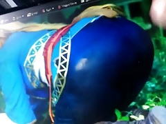 Cum Tribute - Zelda Cosplay Butt (Breath of the Wild)