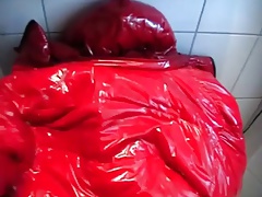 Red Moncler cum!