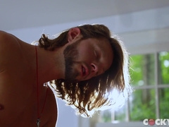 Austin Avery, Kane Fox and Adrian Hart enjoy deep throating and sixty-nine joy