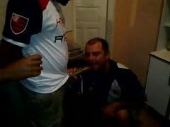 Straight guy dared to suck a friend's cock