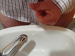 Wank with cum shot