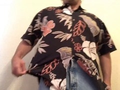 Dominant guy humiliates and teabags in gay POV - condensed version