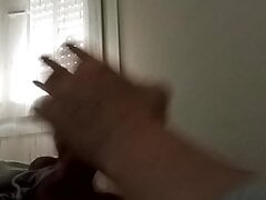 I saw my stepmom watching me take a shower and asked for a video of my erect cock  #15