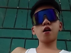 Sarap Pinoy Jakol Outdoor - I wanked again in the cemetery while someone is eyeing