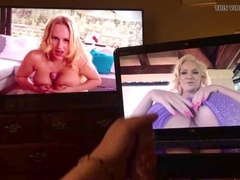 Small cum, cock to cock cum, big cock blowjobs